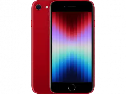 APPLE iPhone SE (3ª gen.), (PRODUCT)RED, 64 GB, 5G, 4.7" Retina HD, Chip A15 Bionic, iOS