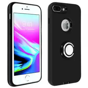 Avizar Carcasa Antigolpes Negra para Apple iPhone 7 Plus/8 Plus