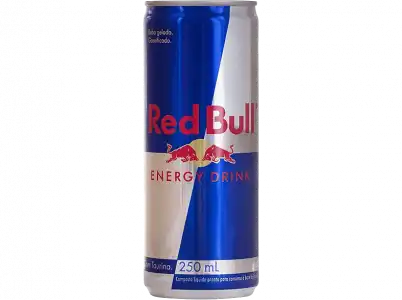 Bebida energética - Red Bull Energy Drink, 250 ml, Guaraná, 4 unidades, Azul