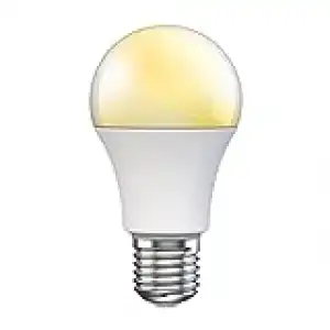 Bombilla inteligente - muvit iO, 6 W, Luz Cálida Regulable, 800 lm, Blanco