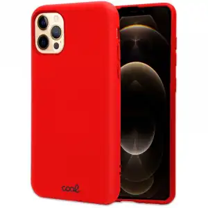 Cool Funda Silicona Cover Rojo para iPhone 12 Pro Max