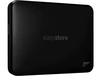 Disco duro externo 2 TB - WD Easystore, Portátil, HDD, USB 3.2 Gen 1, Software de Copia Seguridad, Para Windows y Mac, Negro
