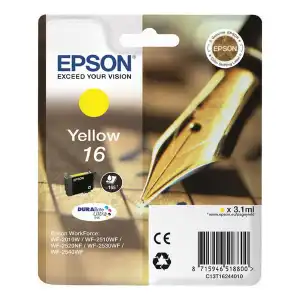 Epson - Cartucho original Epson 16 Amarillo (C13T16244010).