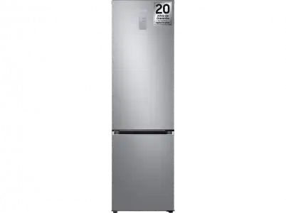 Frigorífico combi - Samsung SMART AI RB38C775DS9/EF, No Frost, 203 cm, 390l, All Around Cooling, Metal WiFi, Inox