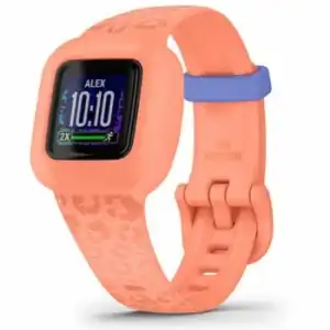 Garmin - Vívofit Jr. 3 Peach Leopard Pulsera De Actividad