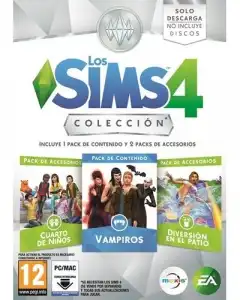 Los Sims 4 Colección Vampiros + Accesorios Cuarto de Niños y Diversión en el Patio PC