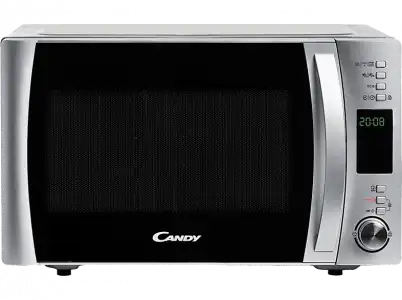 Microondas - Candy COOKinAPP CMXG22DS, 800W, 5 niveles, 22l, Función Grill, Descongelación, Eco, Inicio diferido, Inox