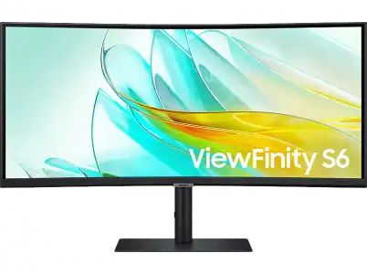 Monitor - Samsung ViewFinity S6 LS34C652UAUXEN, 34", UWQHD, 5ms, Max 100Hz, Negro