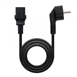 Nanocable Cable de Alimentación C13 Hembra a CEE7 Schuko Macho 1.5m