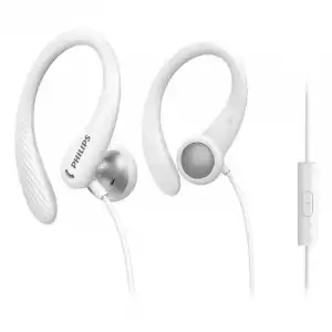 Philips TAA1105WT/00 Auriculares Deportivos con Micrófono y Jack 3.5 Blancos