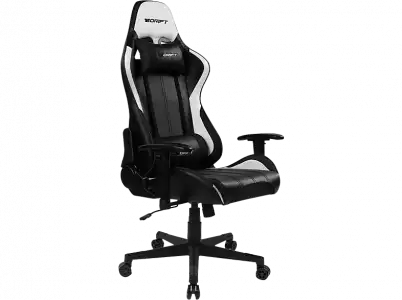 Silla gaming - Drift DR175, 2D (regulable en altura y anchura), Poliuretano, 150kg, Giratorio, Negro Carbón