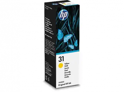 Botella de tinta - HP 31, Amarillo, 1VU28AE