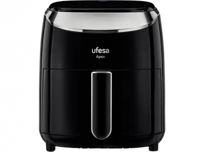 Freidora de aire - Ufesa Apex, Capacidad 3.5l, Potencia 1200 W, Temperatura máxima 200ºC, Negro