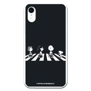 Funda Oficial de Peanuts Personajes Beatles para iPhone XR