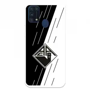 Funda Para Samsung Galaxy M51 Del Académica De Coimbra Escudo Bicolor - Licencia Oficial Académica De Coimbra