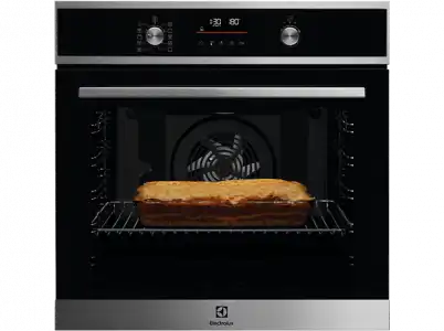 Horno - Electrolux EOF6P77X, Multifunción, Pirolítico, 72 l, Función Grill, 60 cm, Inox