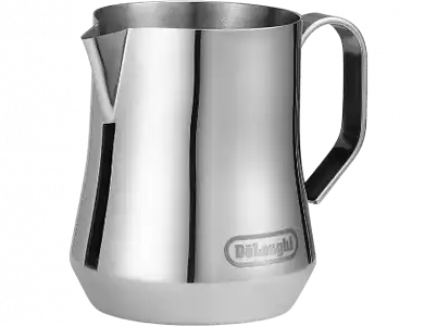 Jarra de leche - De'Longhi DLSC060, 0.35 l, Acero inoxidable cepillado, Plata