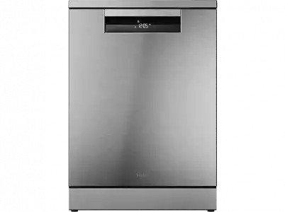 Lavavajillas - Haier I-Pro Shine Series 7 XF 4A4M4PX, 14 servicios, 10 programas, 60 cm, Motor Inverter, Wi-Fi, Inox