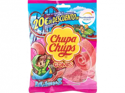 Lenguas - Chupa Chups Gomis, Aromas naturales, 150g