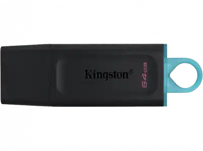 Memoria USB 64 GB - Kingston Exodia DTX/64GB, 5 Gbit/s, 3.2 Gen 1, Negro y Azul