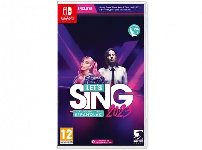 Nintendo Switch Let's Sing 2023 (Incluye canciones españolas)