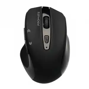 Promate Cursor Ratón Óptico Inalámbrico 1600DPI Negro