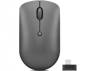 Ratón inalámbrico - Lenovo 540 USB-C, Inalámbrico, 2400 DPI, Storm Grey