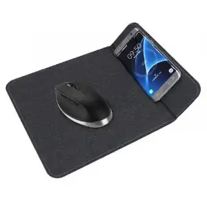 Subblim Wireless Charger PU Alfombrilla con Carga Inalámbrica 10W Negra