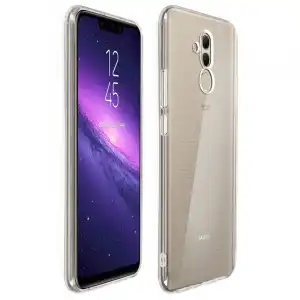 Avizar Funda de Silicona Flexible Transparente para Huawei Mate 20 Lite