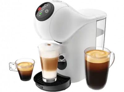 Cafetera de cápsulas - Krups Dolce Gusto KP240110 Genio S, 15 bar, 1500 W, 0.8 l, Blanco