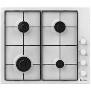 Candy Placa De Cocina De Gas 60cm 4 Fuegos Blanca - Chw6lww