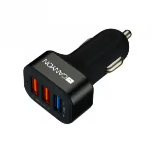 Canyon CNE-CCA07B Cargador de Coche 3xUSB 2.1A