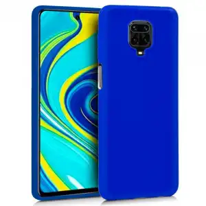 Cool Funda Silicona Azul para Xiaomi Redmi Note 9S/Note 9 Pro