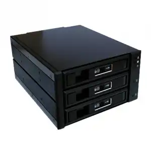 CoolBox HSW-2533 Bahía Frontal 5.25" 3 Discos SATA/SAS 3.5"/2.5" para caja SRM-44500