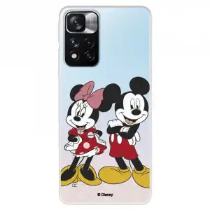 Funda Para Xiaomi Redmi Note 11 Oficial De Disney Mickey Y Minnie Posando - Clásicos Disney