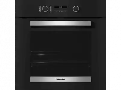 Horno - Miele H 2465 BP Active, Multifunción, Pirolítico, 76 l, 59.5 cm, Conectividad, Negro obsidiana