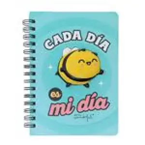 Mr Wonderful Libreta A5 con squishy Abeja Cada día es mi día