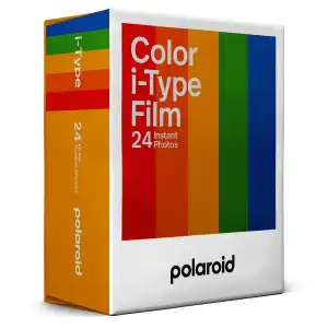 Polaroid - Película fotográfica Polaroid Color I-Type 24 fotos.