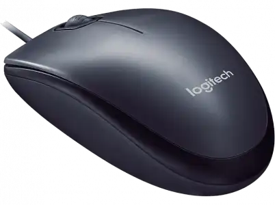 Ratón con cable - Logitech M90, Ambidiestro, USB, Multiplataforma, 1000dpi, Negro