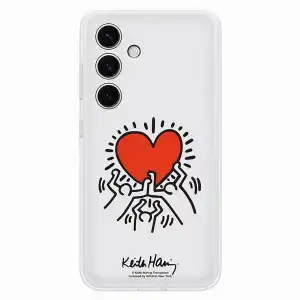 Samsung - Funda Flipsuit Keith Harring blanca Samsung para Galaxy S24.