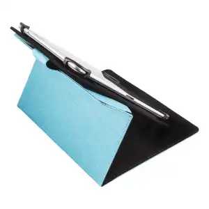 SilverHT - Funda Azul Rotatory Para Tablets De 22,86 - 25,65 Cm (9" A 10,1")