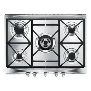 Smeg - Placa Gas 5 Quemadores - SR275XGH2