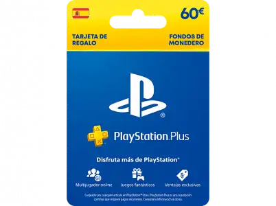 Tarjeta - Sony Playstation Live Card Plus 60€, PS4 y PS5