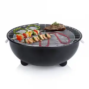 Tristar BQ-2880 Barbacoa Eléctrica de Mesa 30cm 1250W Negra