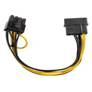 UNYKAch 50710 Cable Adaptador para Fuente de Alimentación Molex a 6+2 Pines