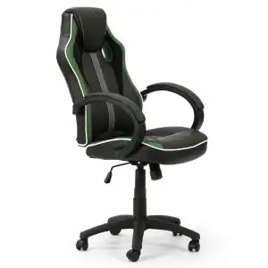 VS Venta-Stock Formula Silla de Oficina Reclinable Negro/Verde