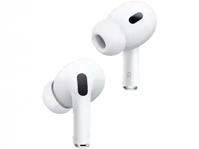 APPLE AirPods Pro (2022 2ª gen), Inalámbricos, Bluetooth®, Estuche de carga inalámbrica, Chip H2, Siri, Blanco