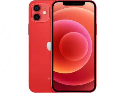 APPLE iPhone 12 (PRODUCT)RED, Rojo, 128 GB, 5G, 6.1" OLED Super Retina XDR, Chip A14 Bionic, iOS