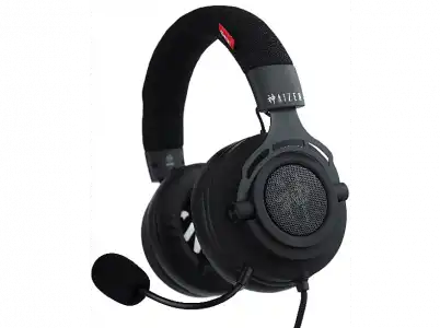 Auriculares gaming - FR-TEC FT2004 AIZEN, 50 mm, Micrófono, Para PS4, Negro