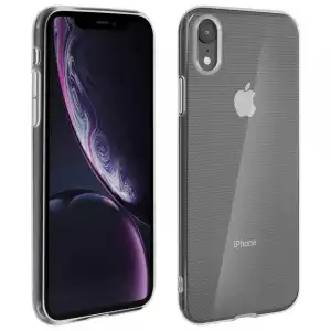 Avizar Funda de Silicona Flexible Transparente para Apple iPhone XR